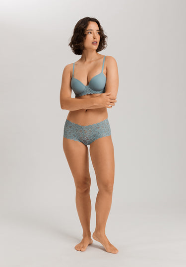 Luxury Moments Lace T-Shirt Bra | Tourmaline Blue 71503-2712